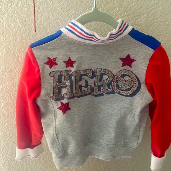 Girls Cotton Sequin Jacket/ Hoodie - Picture 1 of 7